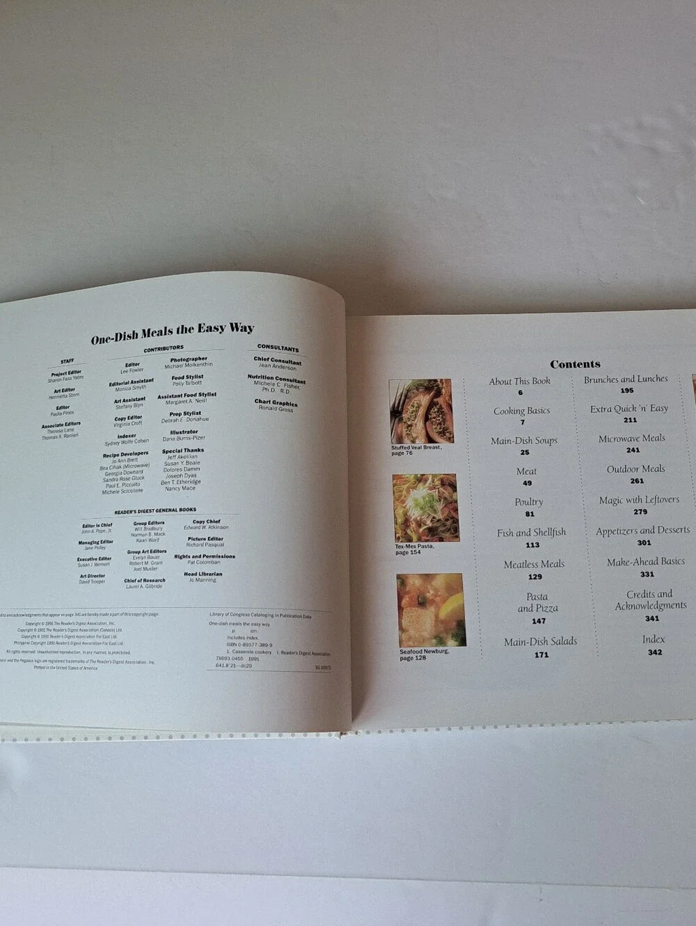 One Dish Meals Cookbook - Blue Cover